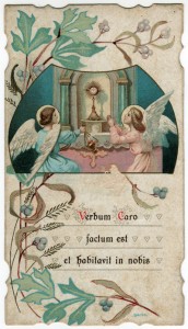 Recordatori de la Primera Comunió de Joan Espinàs, maig 1910